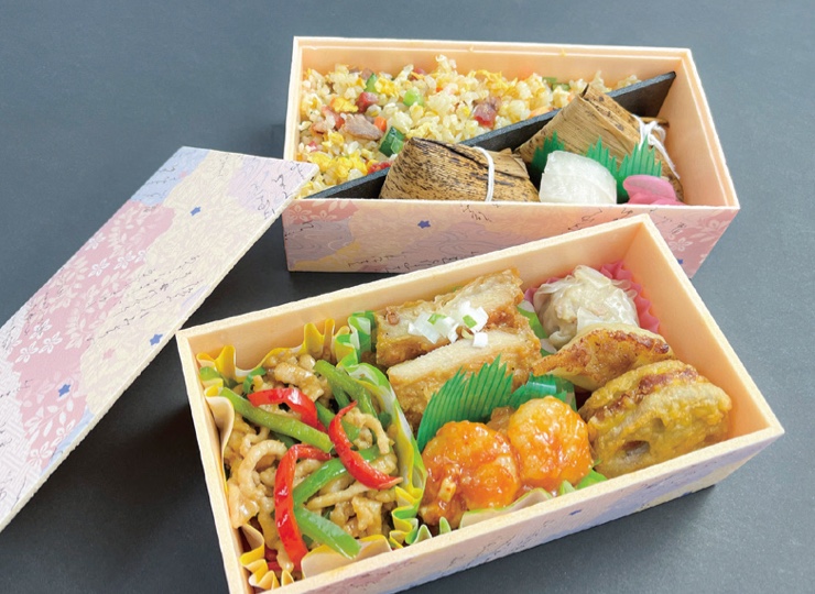 中華二段弁当